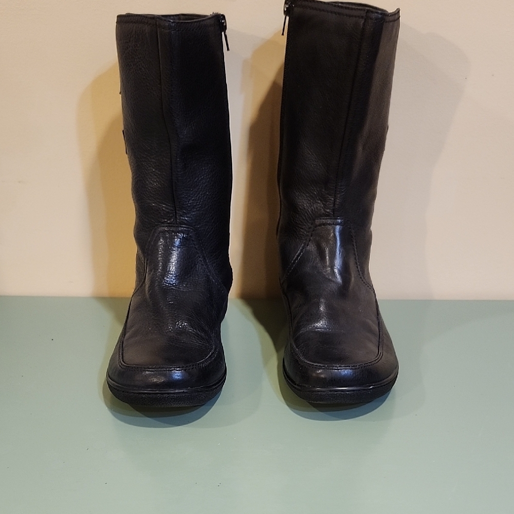 Black Leather Boots